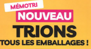 Nouvelles consignes de tri